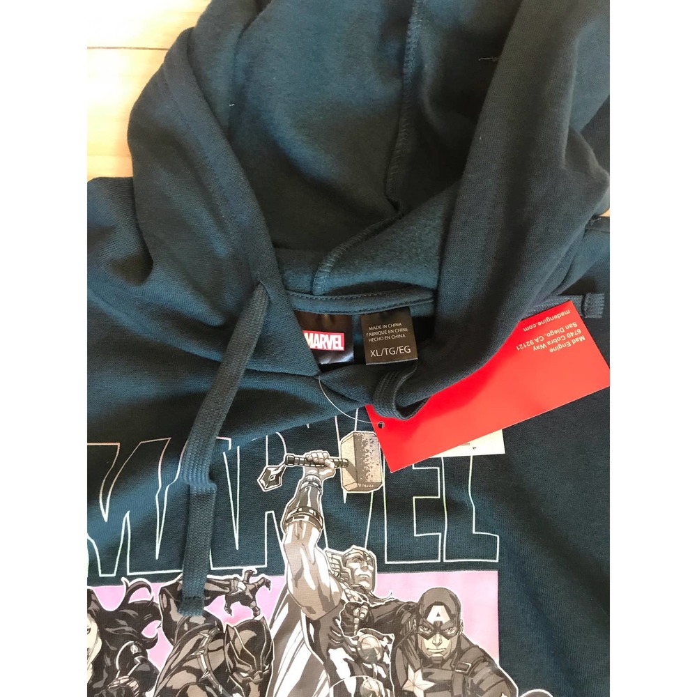 Mad Engine The Averngers “Marvel Heroes” Pullover Hoodie Size XL - Picture 4 of 7